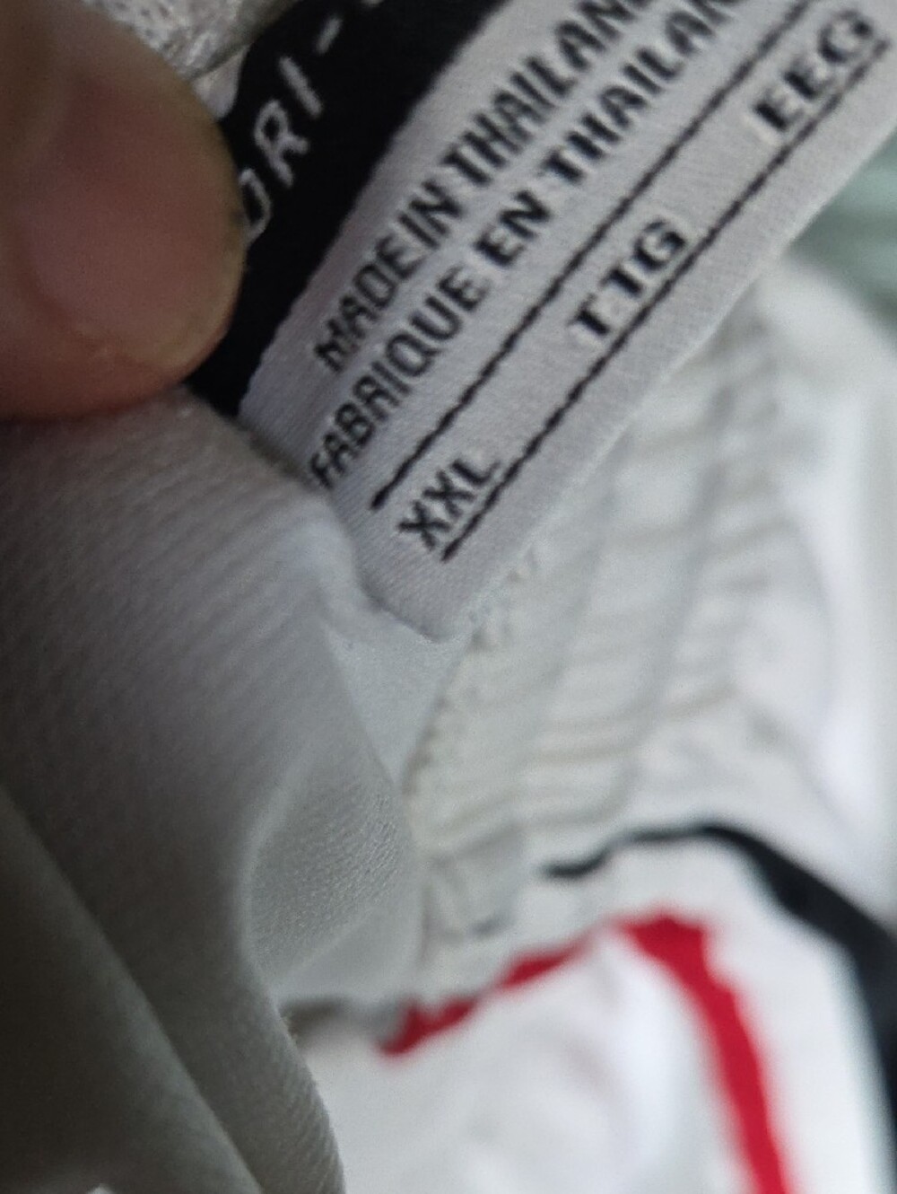 Nike Black, White & Red Athletic Shorts with Perforated Side, SIZE XXL - Picture 4 of 6
